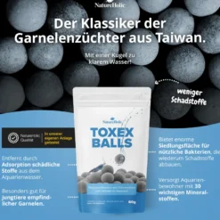 NatureHolic Wasseraufbereiter Set, giftfreies Aquarium, 2-1 Lösung für kristallklares Wasser