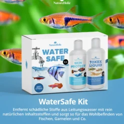 NatureHolic WaterSafe – 2-Komponenten Wasseraufbereiter-Set, 2 x 125 ml