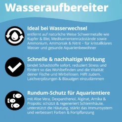 NatureHolic WaterSafe – 2-Komponenten Wasseraufbereiter-Set, 2 x 125 ml