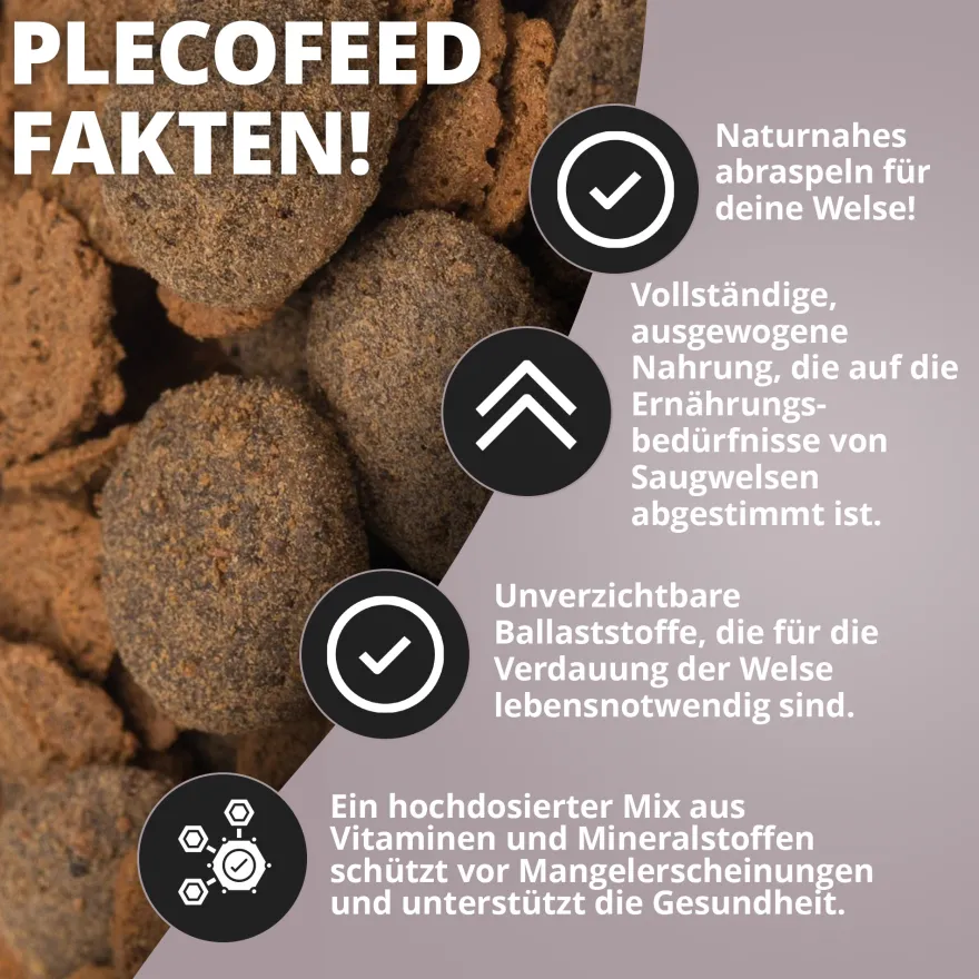 NatureHolic Welsfeed, Wels Futter Tabs, 30 g