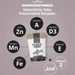NatureHolic Welsfeed, Wels Futter Tabs, 30 g