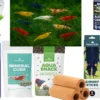 Neocaridina 10+1 Color Mix Set mit Moos, Deko & Futtermix