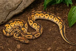 Orange-Dream-Clown-Königspython, Python regius