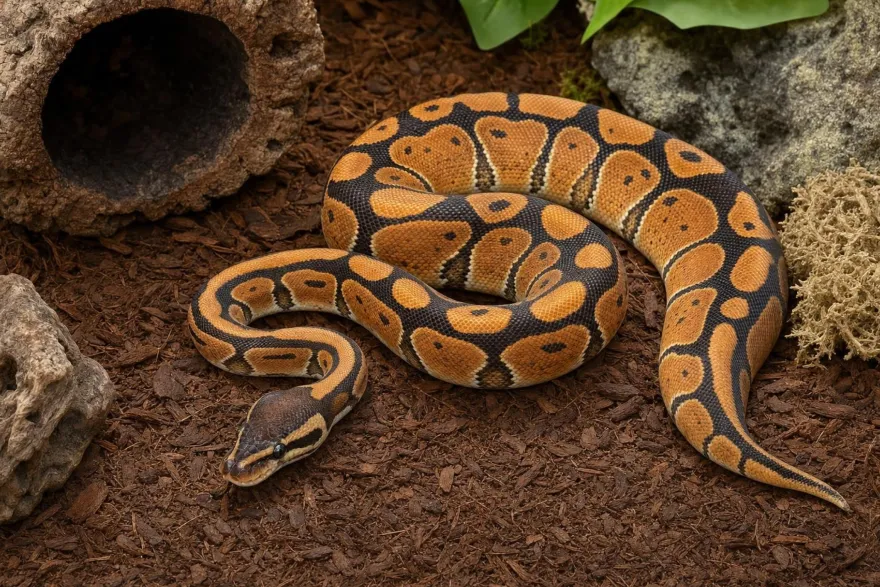 Orange-Dream-Königspython, Python regius