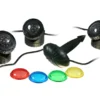Osaga 3er Set LED-Beleuchtung für Teich & Garten, 12 V, OTB2, bunt
