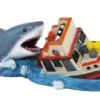 Penn-Plax Hai Bootattacke, Jaws Aquarium-Deko, klein