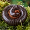 Red Legged Millipede, Spirostreptus sp. Red Legged Nigeria