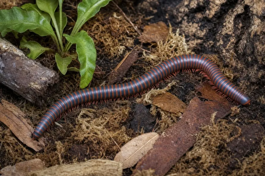 Roter Thailand-Tausendfüßer, Atopochetus spinimargo