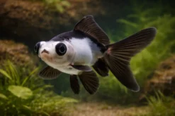 Schleierschwanz Panda Butterfly, Carassius auratus, 4-6 cm (Kaltwasser)