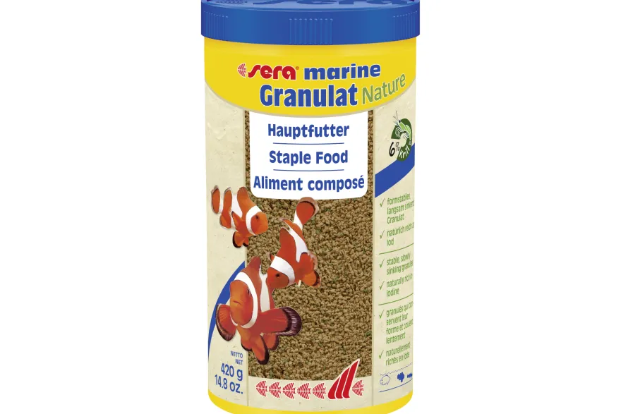 Sera MARIN Granulat Nature 1000 ml, Hauptfutter Meerwasser