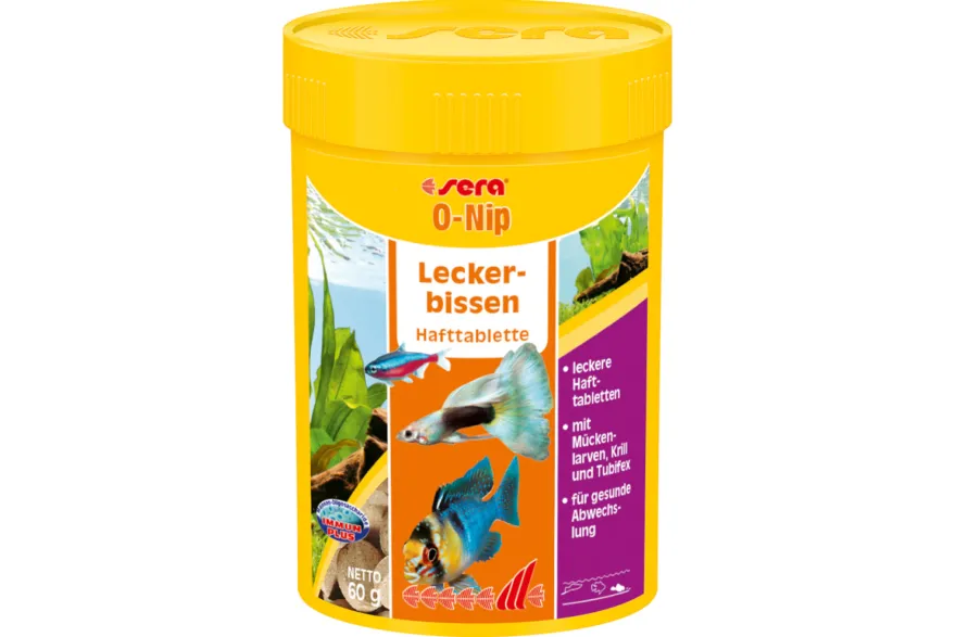 Sera O-Nip Nature, Ergänzungsfutter-Tabletten, 100 Tabletten
