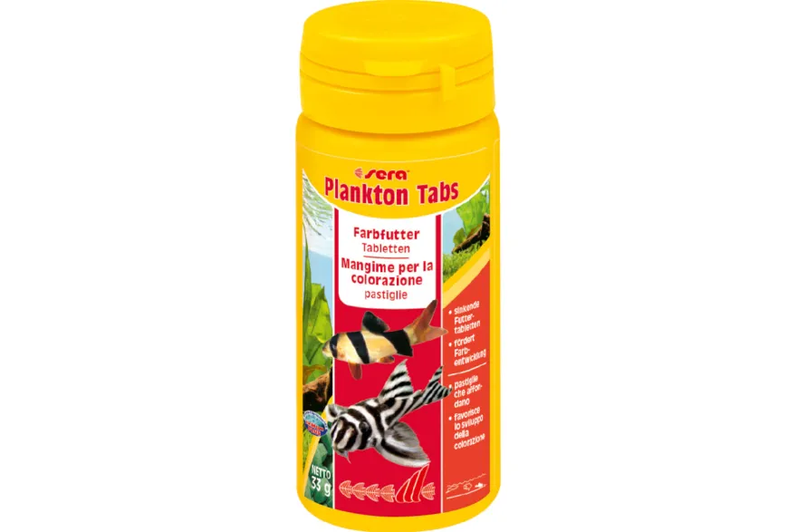 Sera Plankton Tabs Nature, Ergänzungsfutter-Tabletten, 50 ml