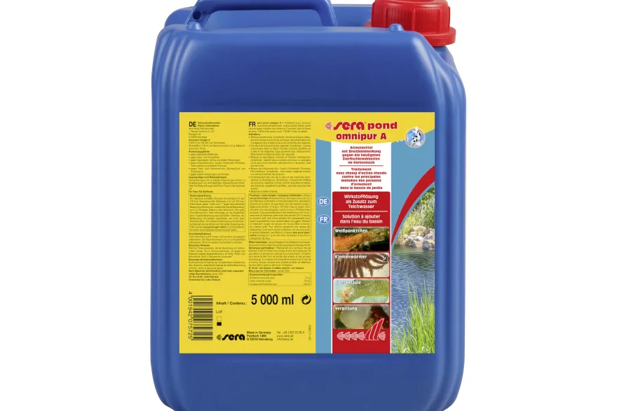 Sera pond omnipur A, Teichfischheilmittel, 5 Liter