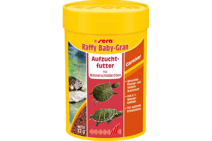 Sera Raffy Baby-Gran Nature, Aufzuchtfutter-Granulat, 100 ml