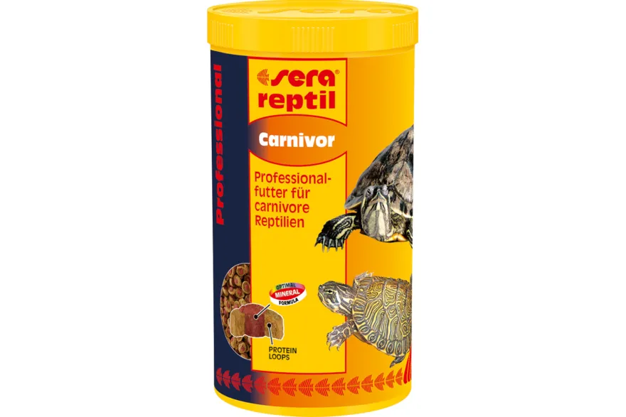 Sera reptil Professional Carnivor Nature, Hauptfutter-Ringe, 250 ml