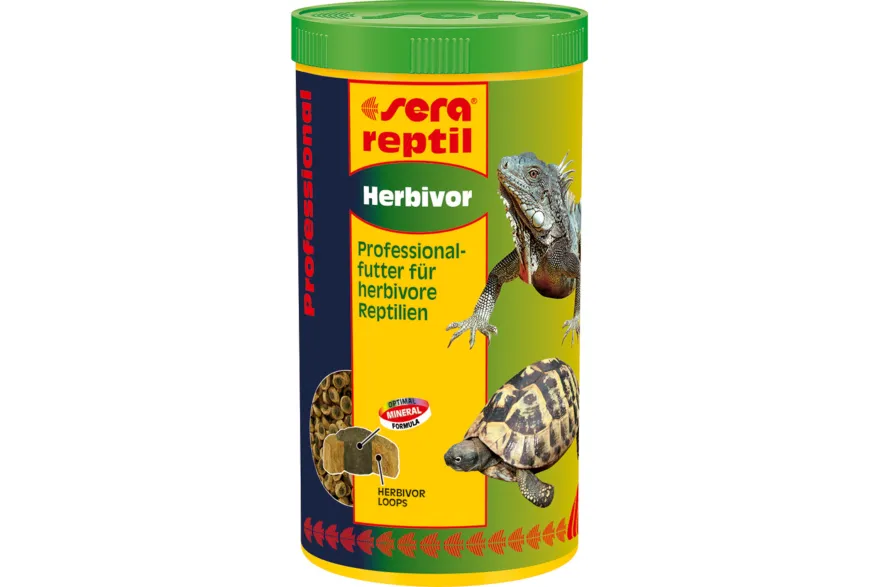 Sera reptil Professional Herbivor Nature, Hauptfutter-Ringe, 250 ml