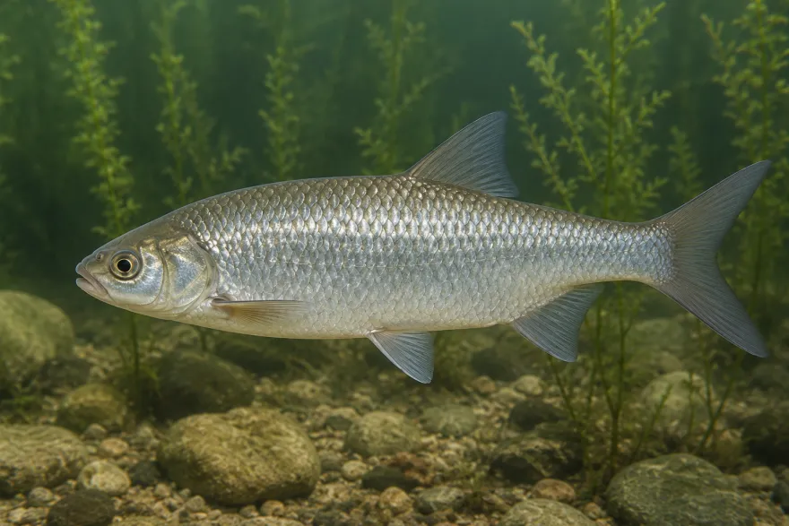 Silberorfe, Leuciscus idus (Kaltwasser), 7-10 cm