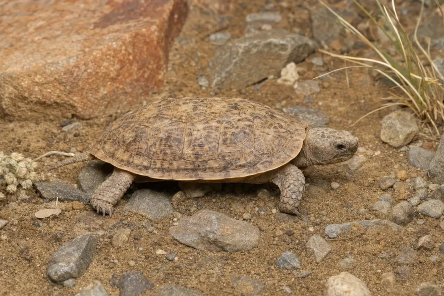 Spaltenschildkröte, Malacochersus tornieri