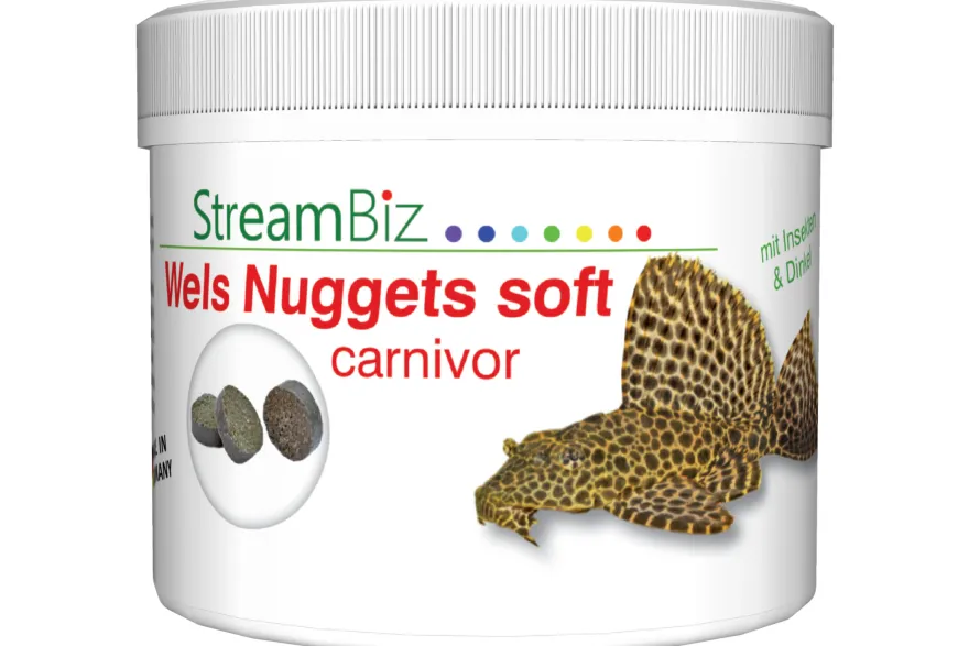 Streambiz Wels Nuggets soft Carnivor, 90 g