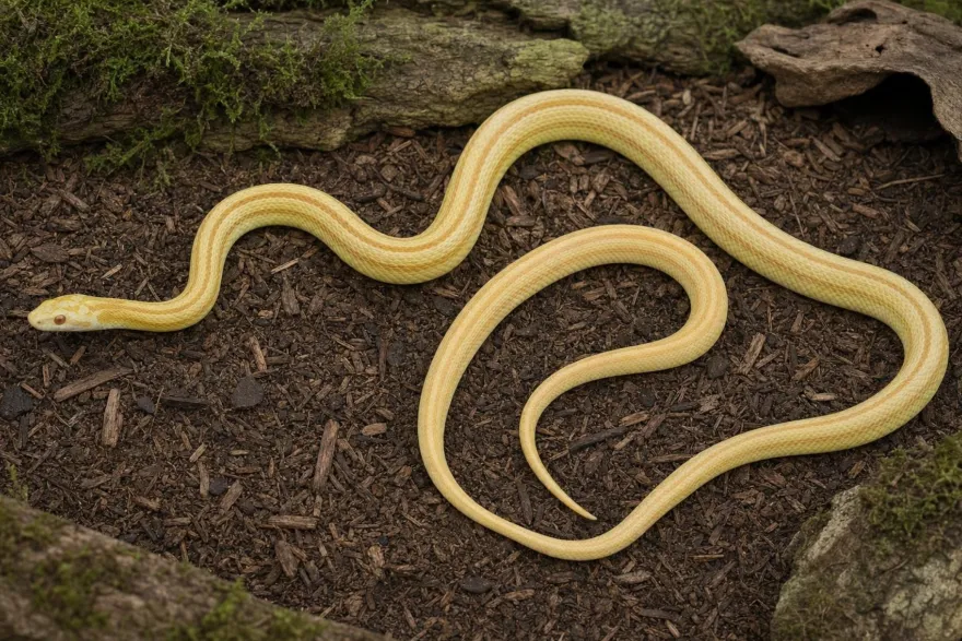 Sulfur-Kornnatter, Pantherophis guttatus