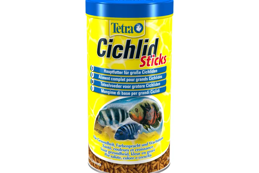 Tetra Cichlid Sticks, Hauptfutter-Sticks, 1 Liter