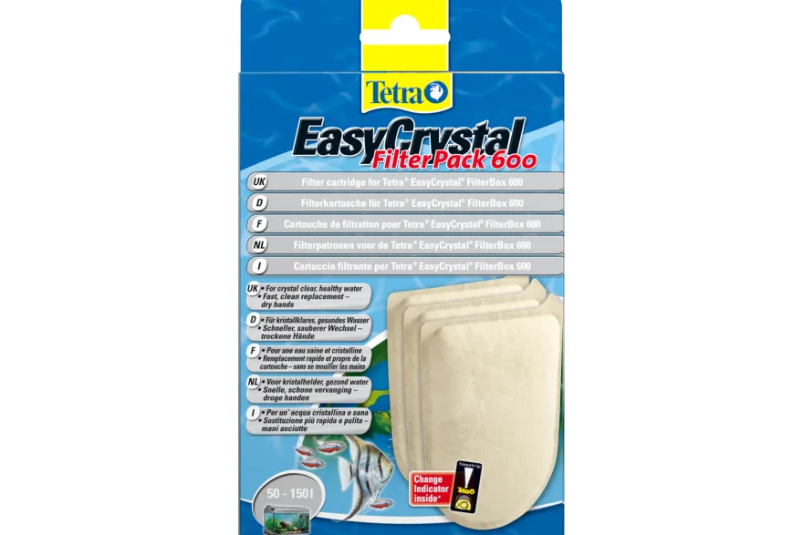 Tetra EasyCrystal Filter Pack 600, Ersatz-Filterkartuschen, 3 Stück