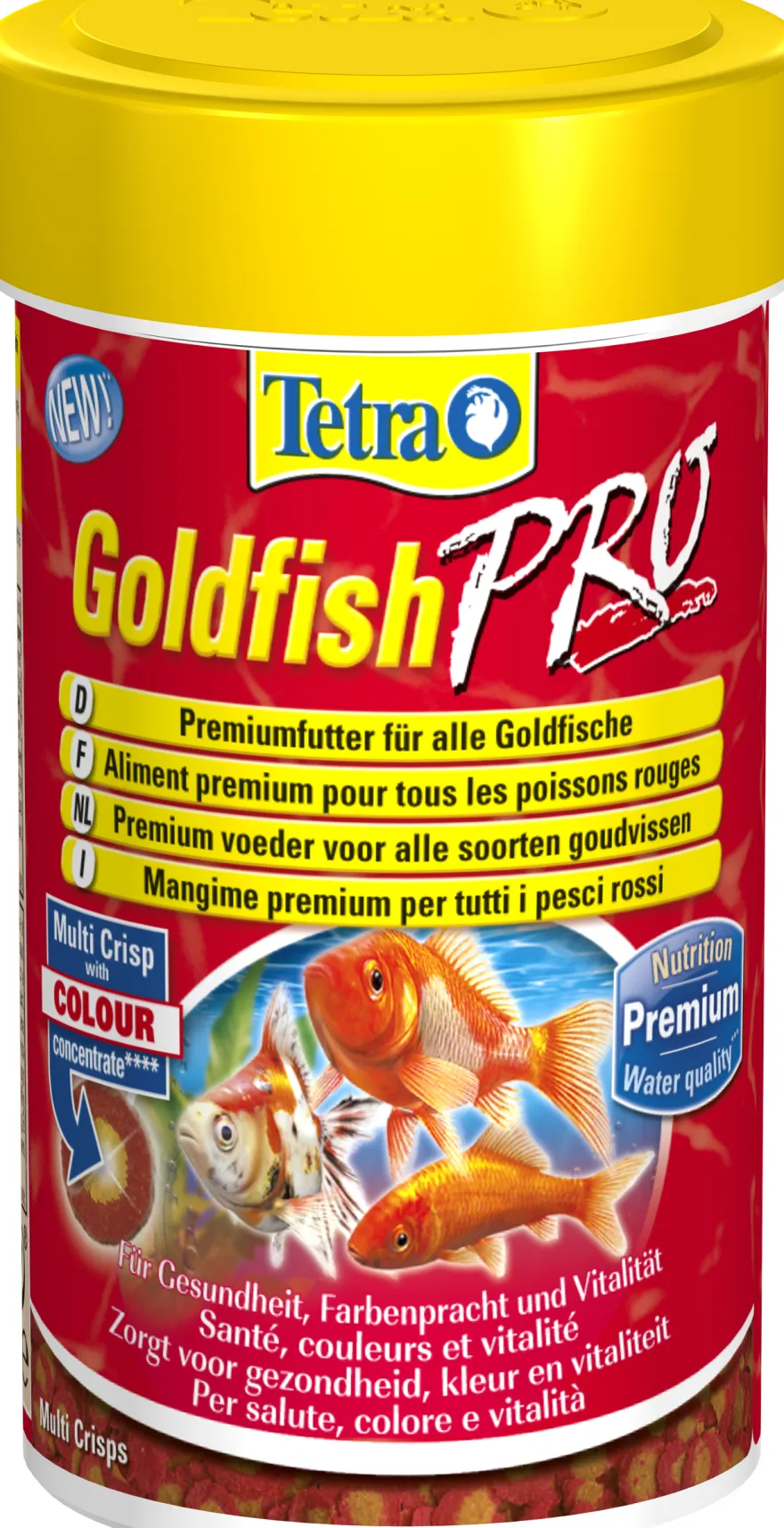 Tetra Goldfish Pro, Hauptfutter-Chips, 100 ml