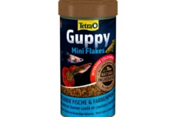 Tetra Guppy Mini Flakes, Hauptfutter-Flocken, 100 ml