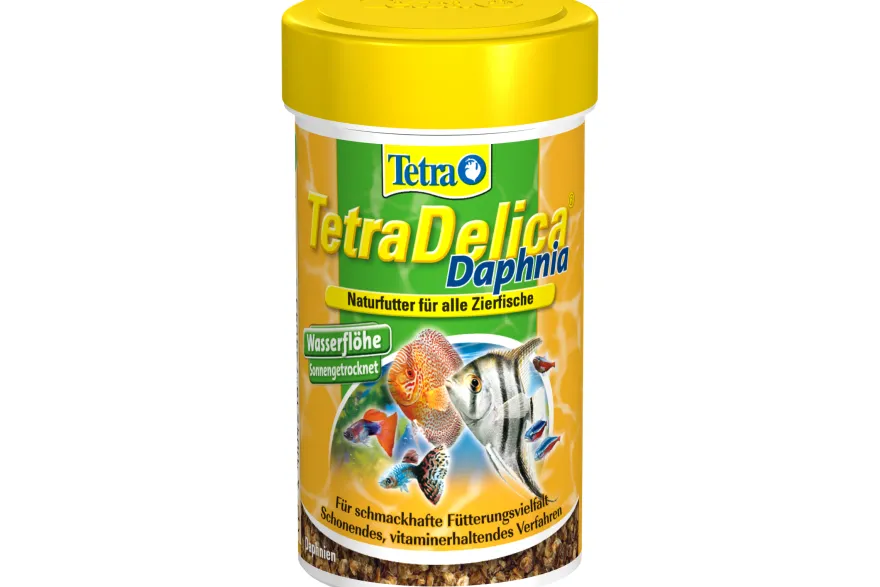 Tetra TetraDelica Daphnia, Ergänzungsfutter-Wasserflöhe, 100 ml