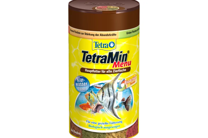 Tetra TetraMin Menu, Hauptfutter-Flocken, 100 ml