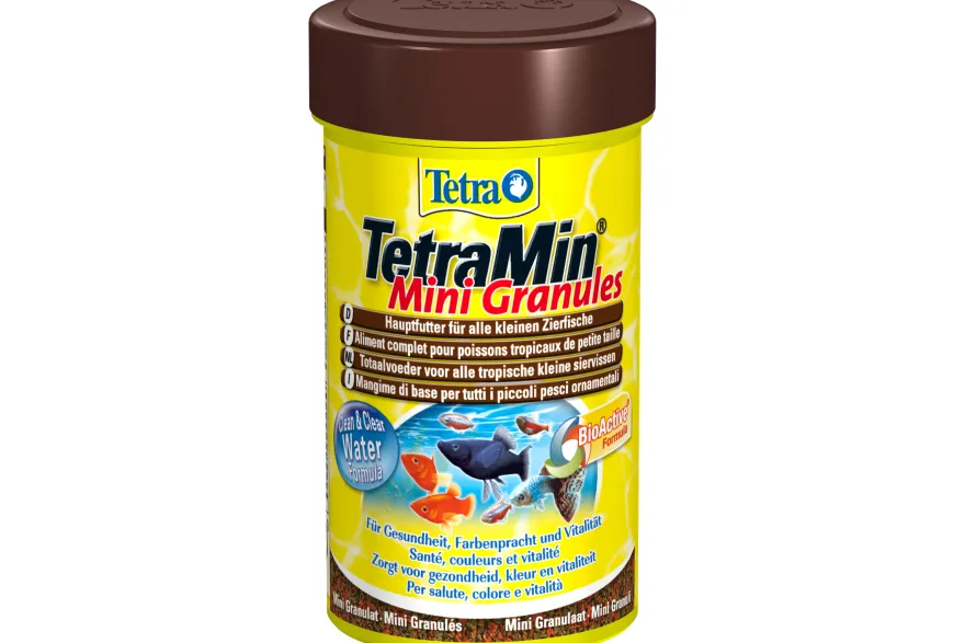 Tetra TetraMin Mini Granules, Hauptfutter-Granulat, 100 ml