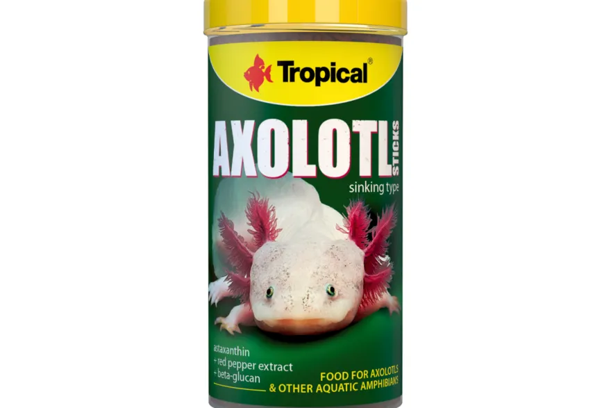 Tropical Axolotl Sticks, 250 ml, für Axolotl, Molche, Frösche...