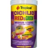 Tropical Cichlid Red & Green Medium Sticks, 1 Liter