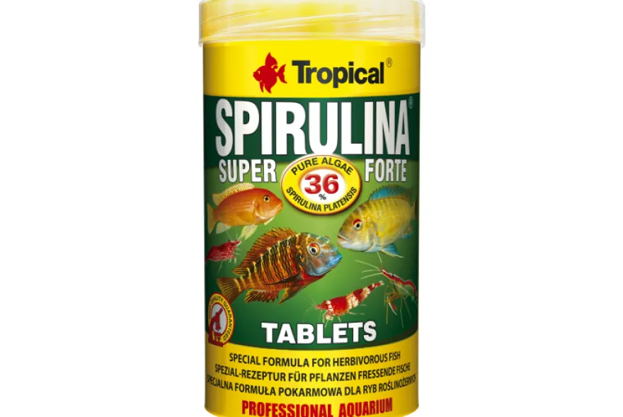 Tropical Super Spirulina Forte 36 % Tablets, 250 ml