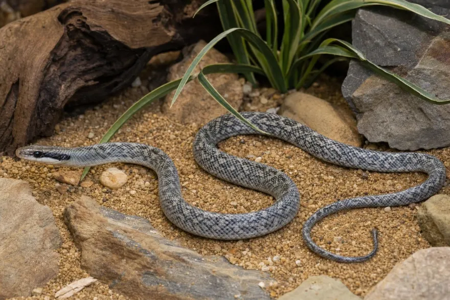Vietnamesische Blaue Schönnatter, Orthriophis t. callicyanous
