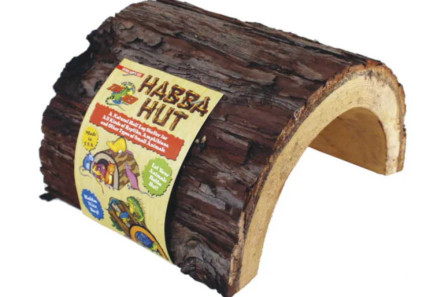 Zoomed Habba Hut (natural wood product) X LG, XL Terrarien-Holzhöhle