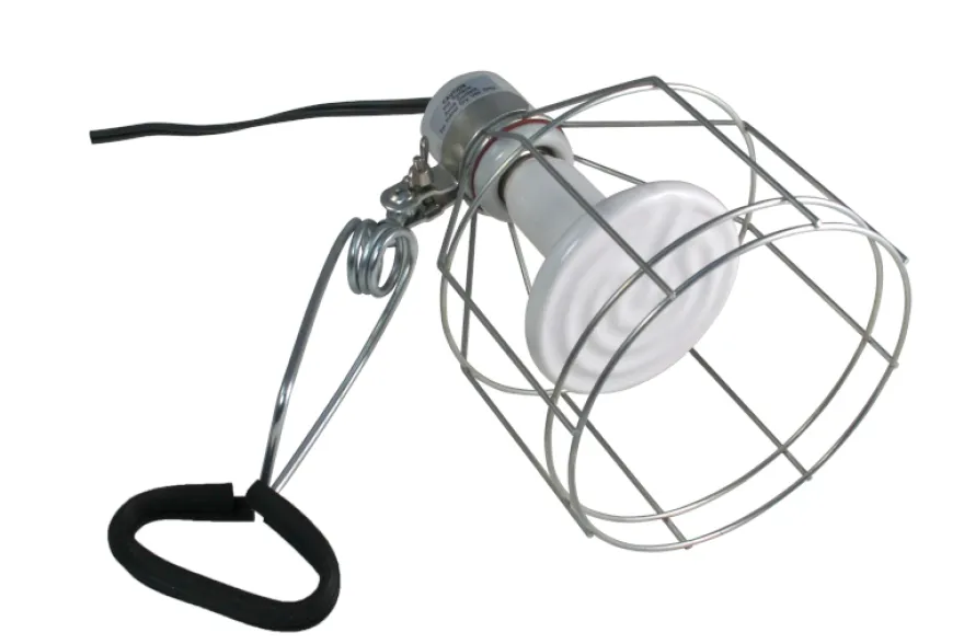 Zoomed Klemmlampe + Schutzgitter (max 150w), für Terrarien