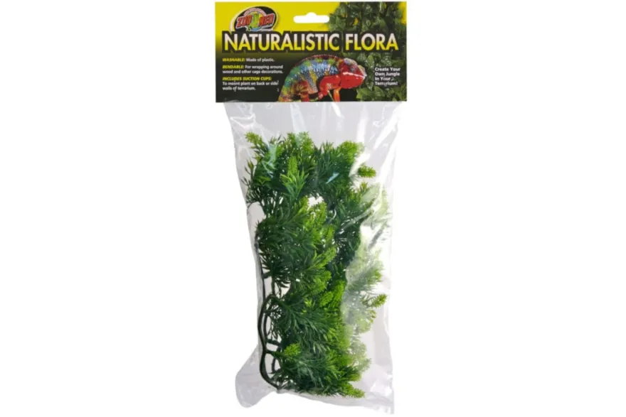 Zoomed Medium Malaysian Fern Kunststoffpflanze, 46 cm