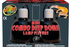 Zoomed Mini Combo Deep Dome Lamp Fixture, Lampenfassung, max. 100 W, 2 Stück
