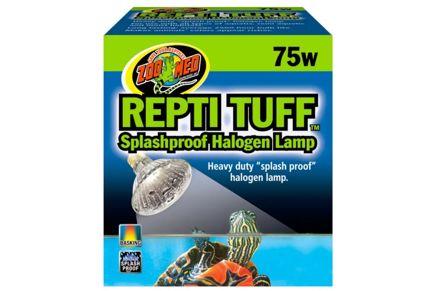 Zoomed Repti Tuff Splashproof Halogen Lamp, Wärmelampe, 75 W